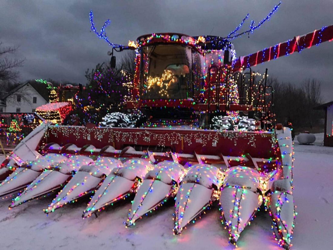 Malone dairy farm takes top prize in this year’s holiday decoration
